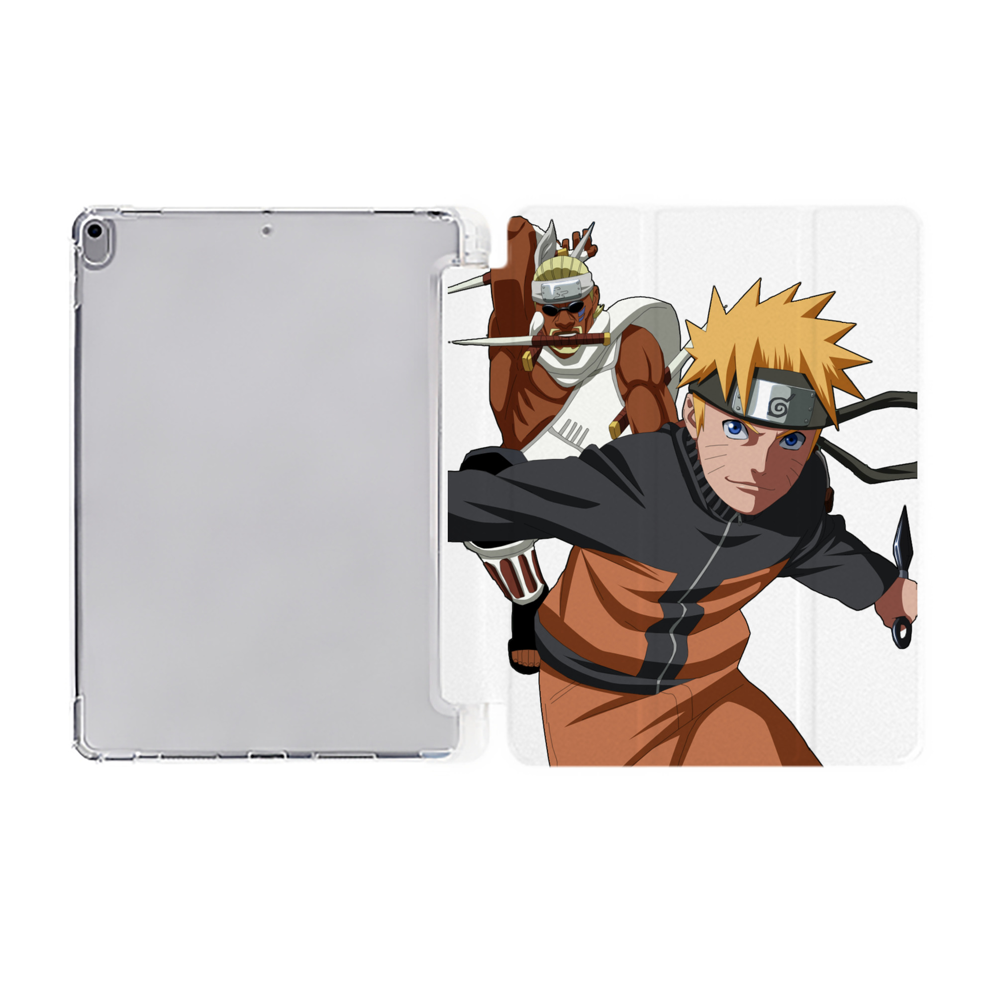 （画像用） NARUTO -ナルト- うずまき ナルト Uzumaki Naruto IPad ケース ペン収納付き 三つ折りスタンド PUレザー×シリコン 対応機種9.5/10.5/10.9インチ